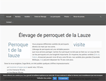 Tablet Screenshot of perroquet-elevage.com